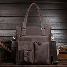 Load image into Gallery viewer, Luxury Handmade Crazy Horse Leather Perfect Quality Bags