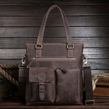 Load image into Gallery viewer, Luxury Handmade Crazy Horse Leather Perfect Quality Bags